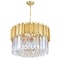 Cwi Lighting Deco 7 Light Down Chandelier With Medallion Gold Finish 1112P24-7-169 - alternate 1